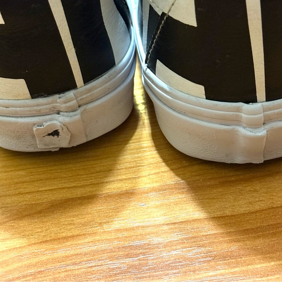 Vans White High-Top Logo Skate Shoes Men’s 7 Women’s 8.5 Great Condition - Picture 8 of 14